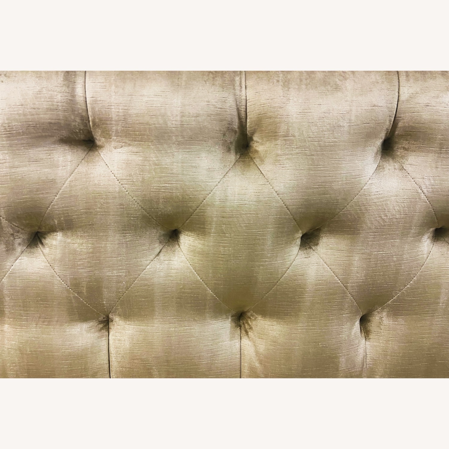 Lee Industries Velvet Chesterfield Sofa 96” - image-4