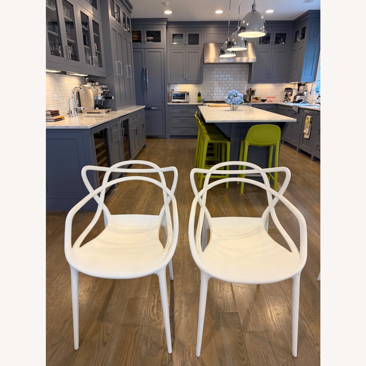 Kartell Masters Chair White Dining Chairs - image-1