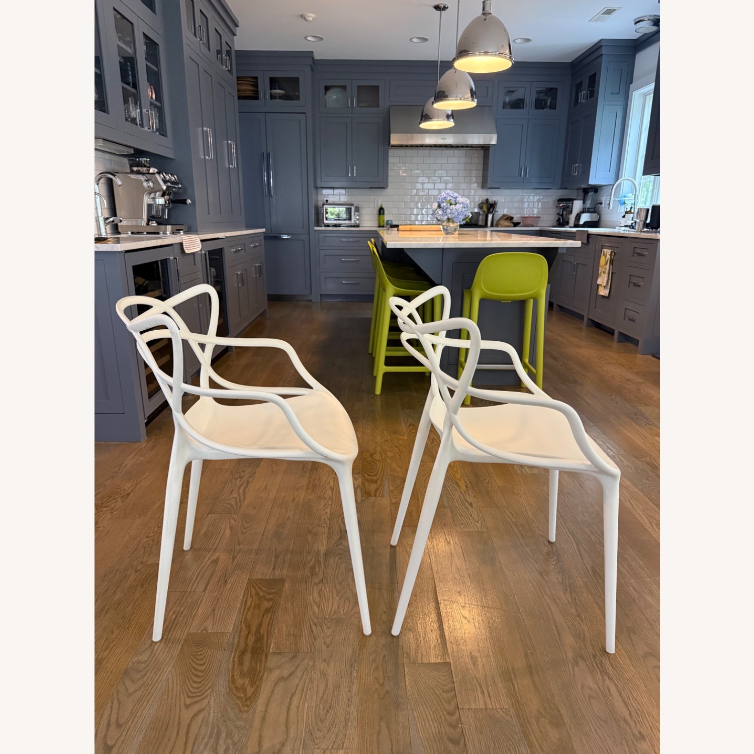 Kartell Masters Chair White Dining Chairs - image-3