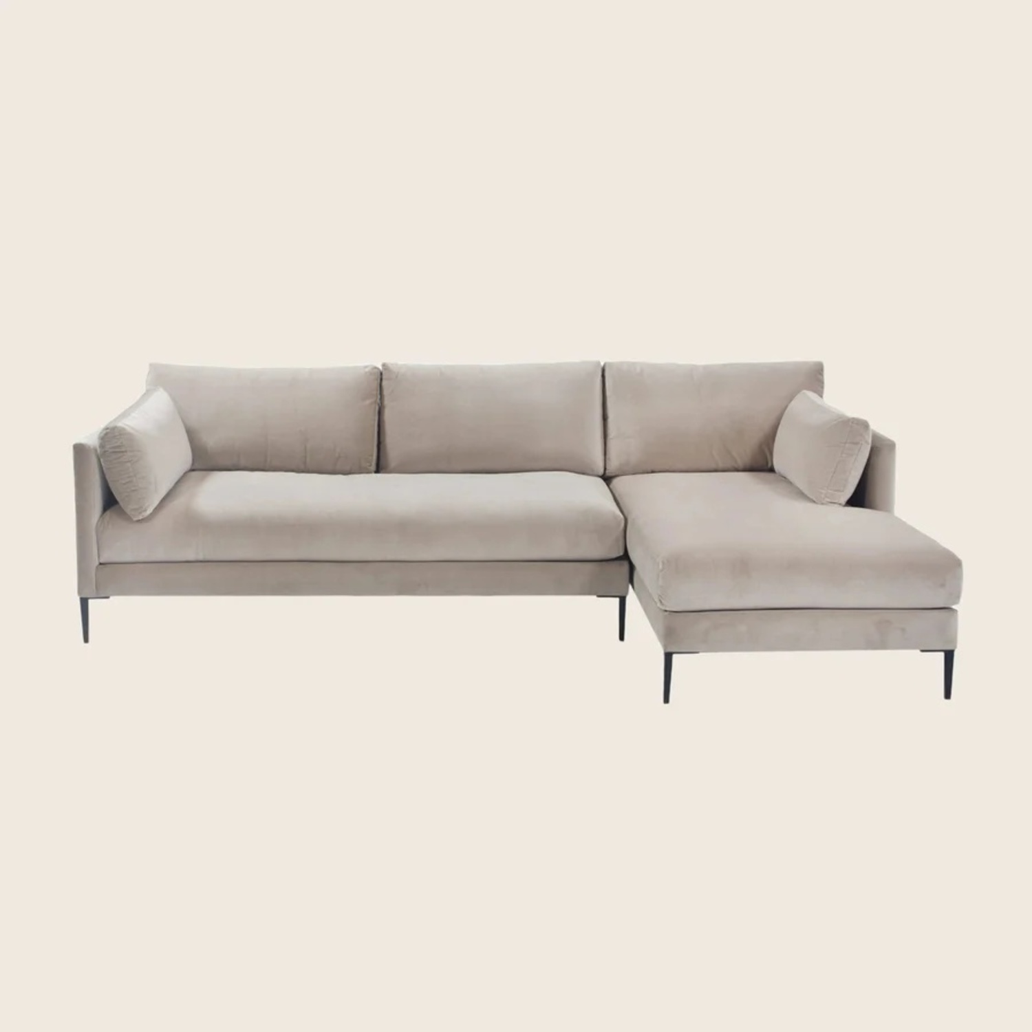 ABC Carpet and Home Light Brown 2 Piece Sectional - image-6
