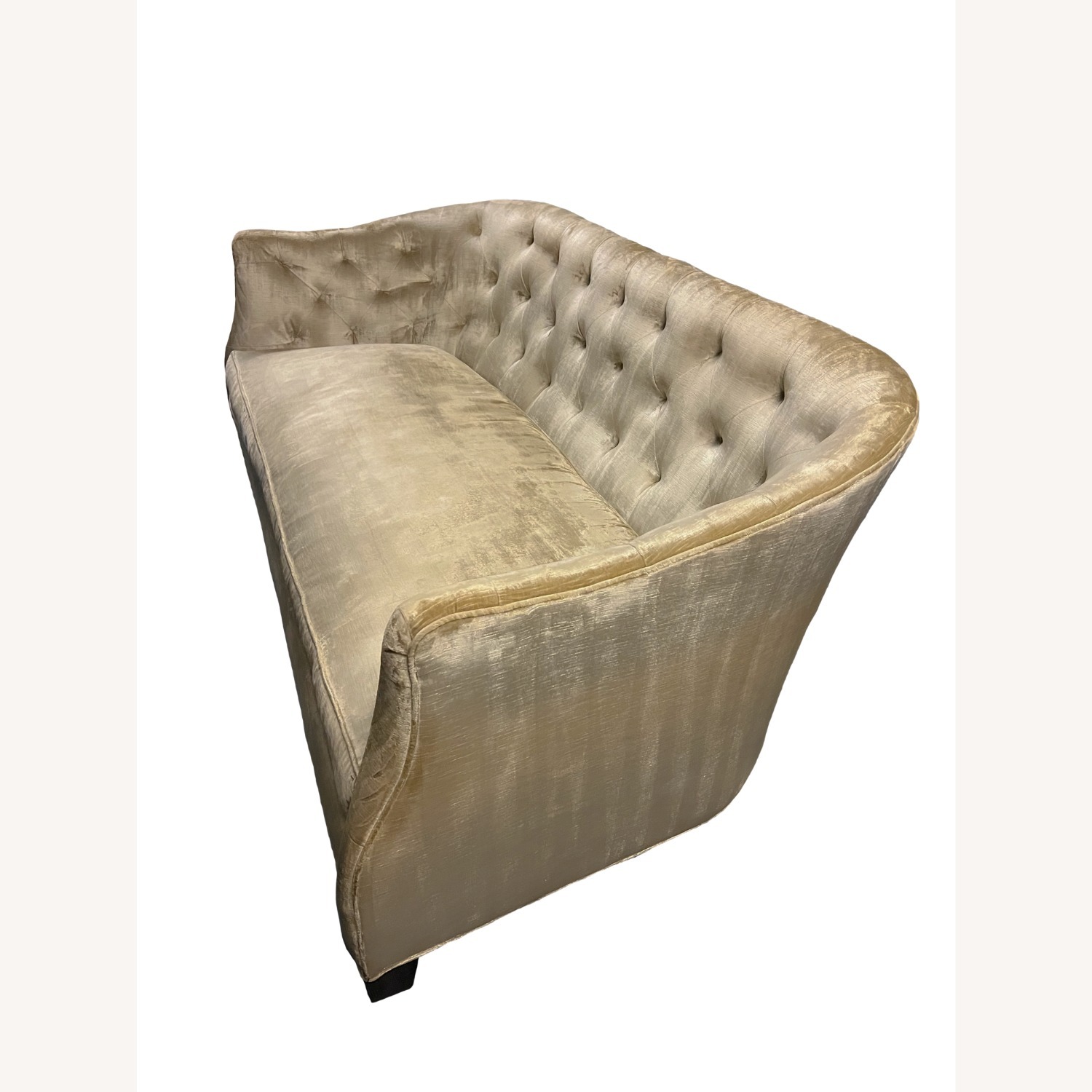 Lee Industries Velvet Chesterfield Sofa - 84” - image-3