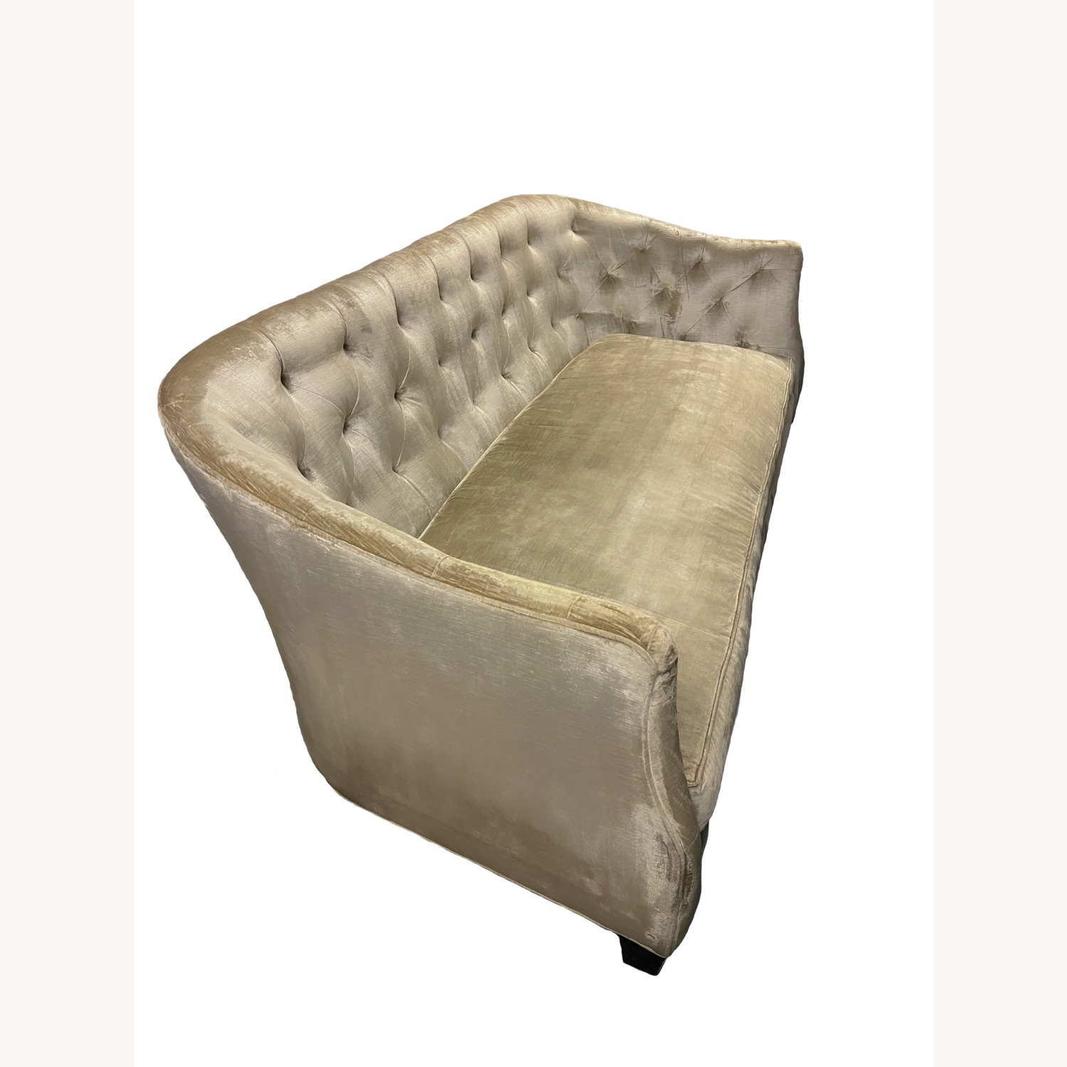 Lee Industries Velvet Chesterfield Sofa - 84” - image-1