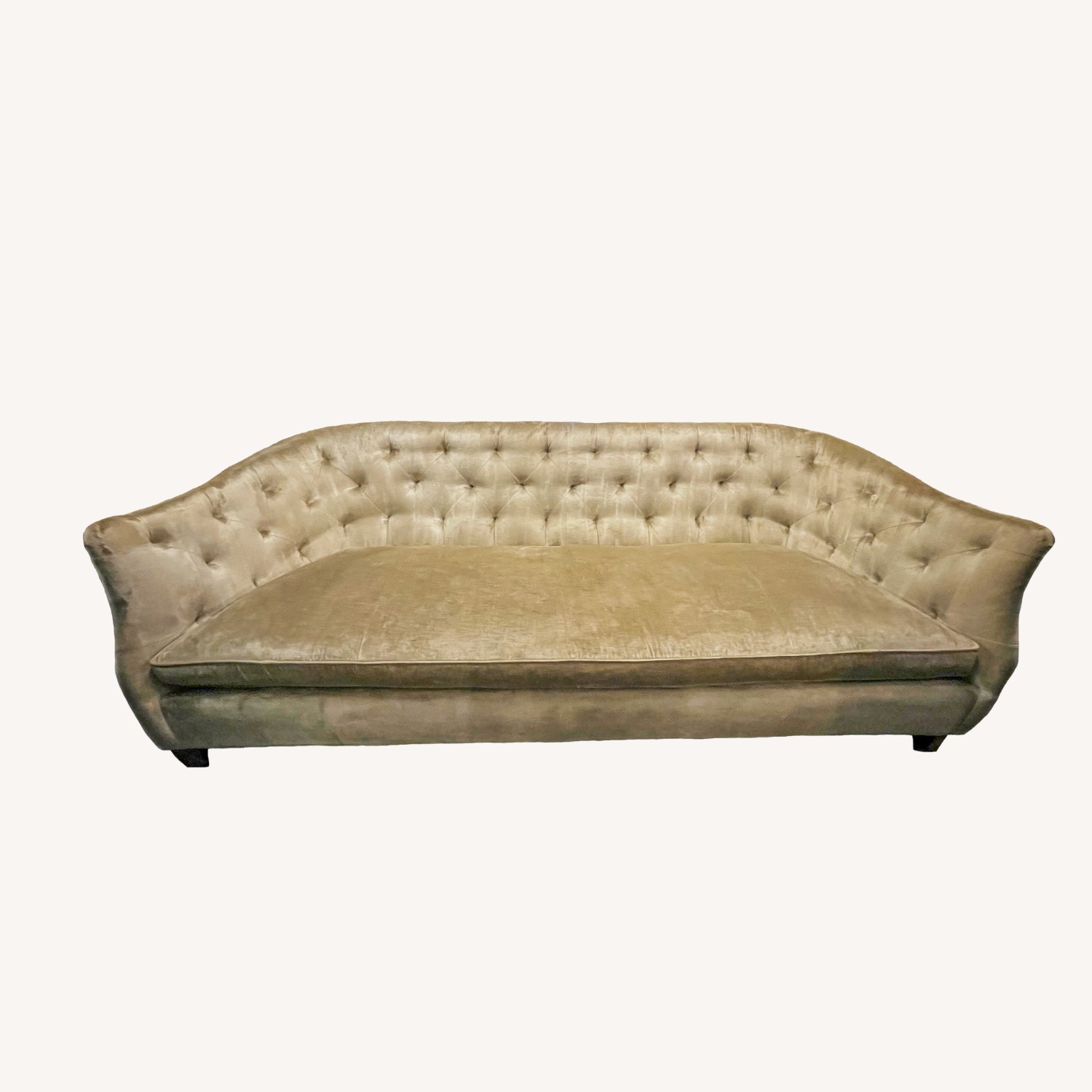Lee Industries Velvet Chesterfield Sofa - 84” - image-2