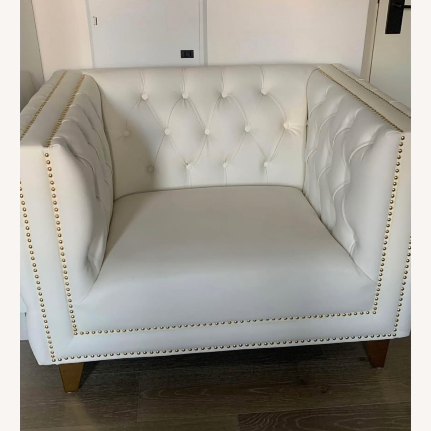 Wayfair Sickles White Armchair - image-2