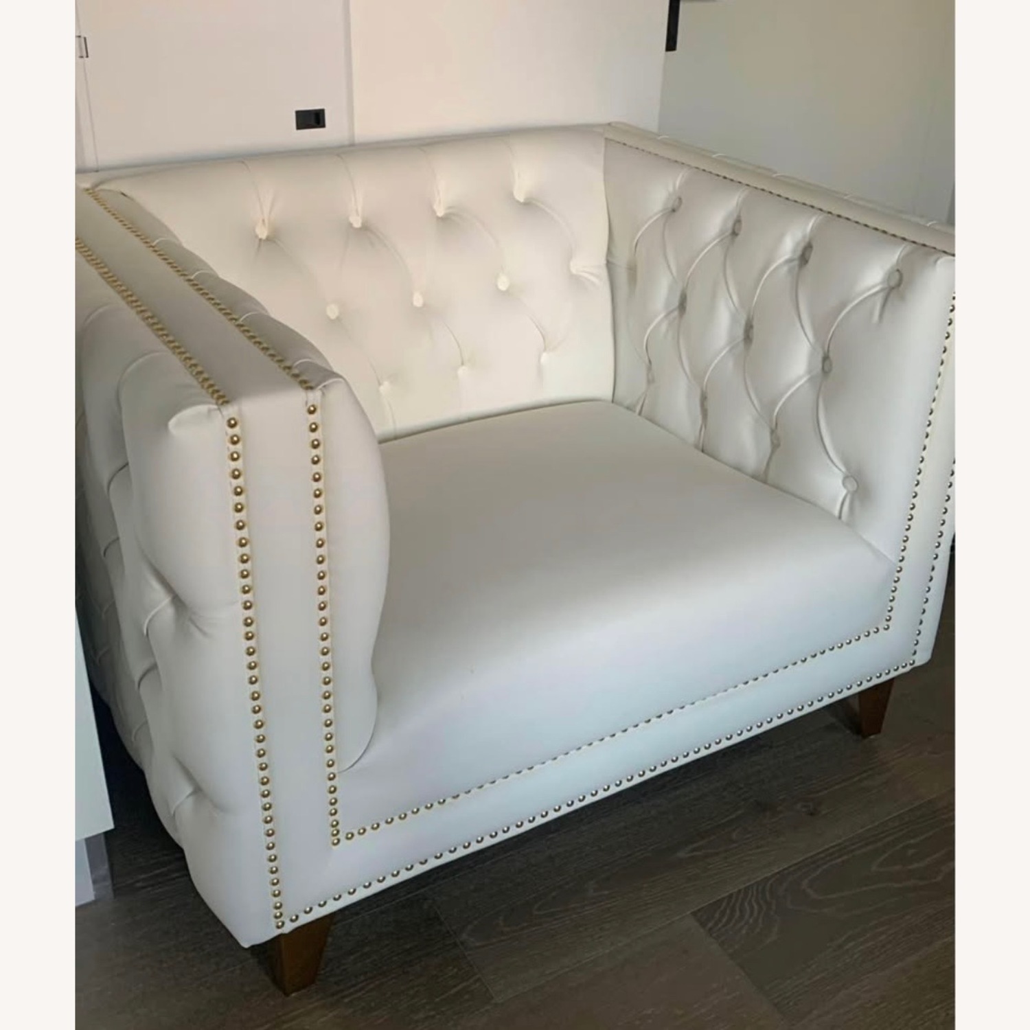 Wayfair Sickles White Armchair - image-1