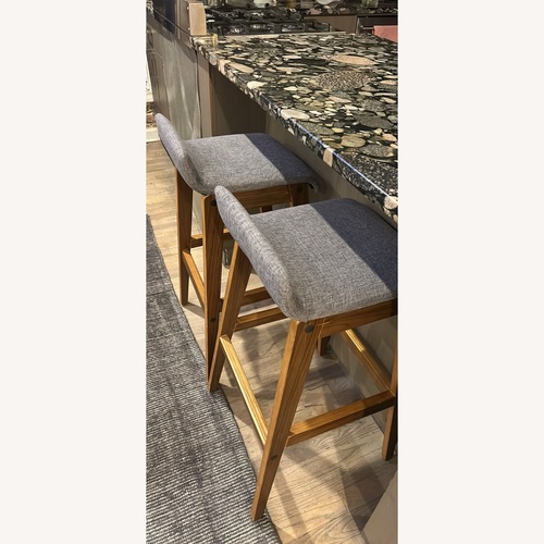 Used Mid Century Gray Stools  for sale on AptDeco