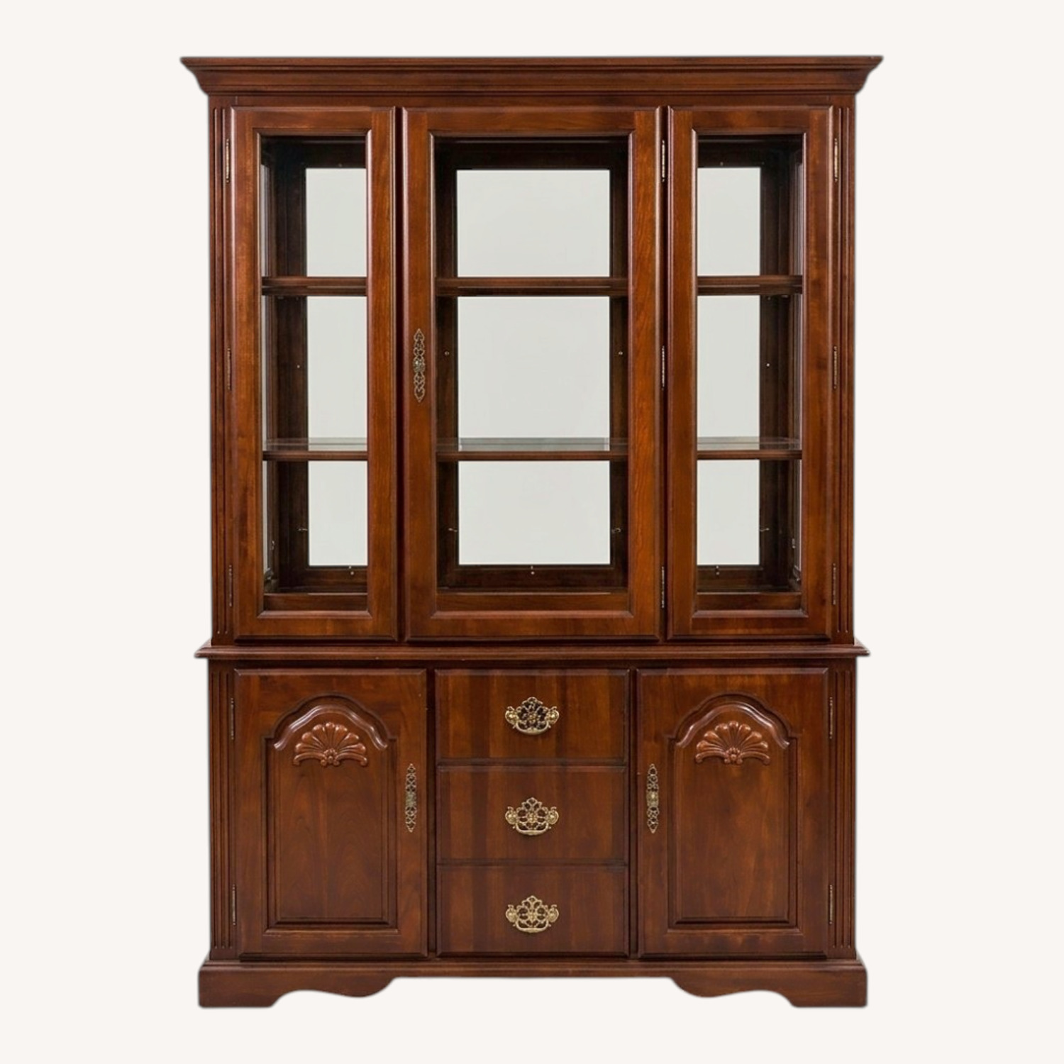 Cherryman Industries Cherry Wood Sideboard - image-0