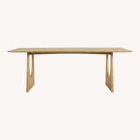Ethnicraft Geometric Oak Dining Table