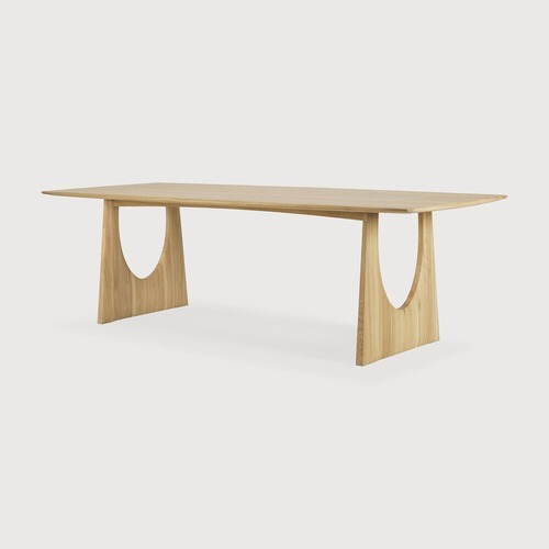 Used Ethnicraft Geometric Oak Dining Table for sale on AptDeco