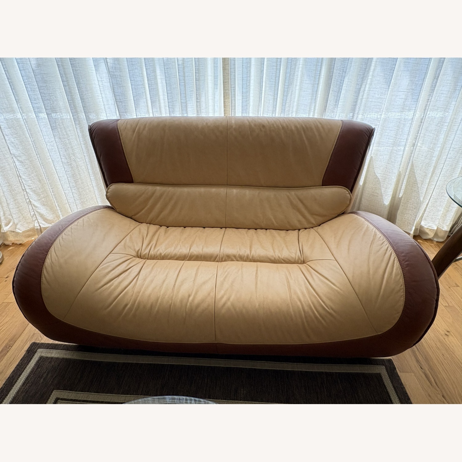 La Linea Leather Loveseat - image-6