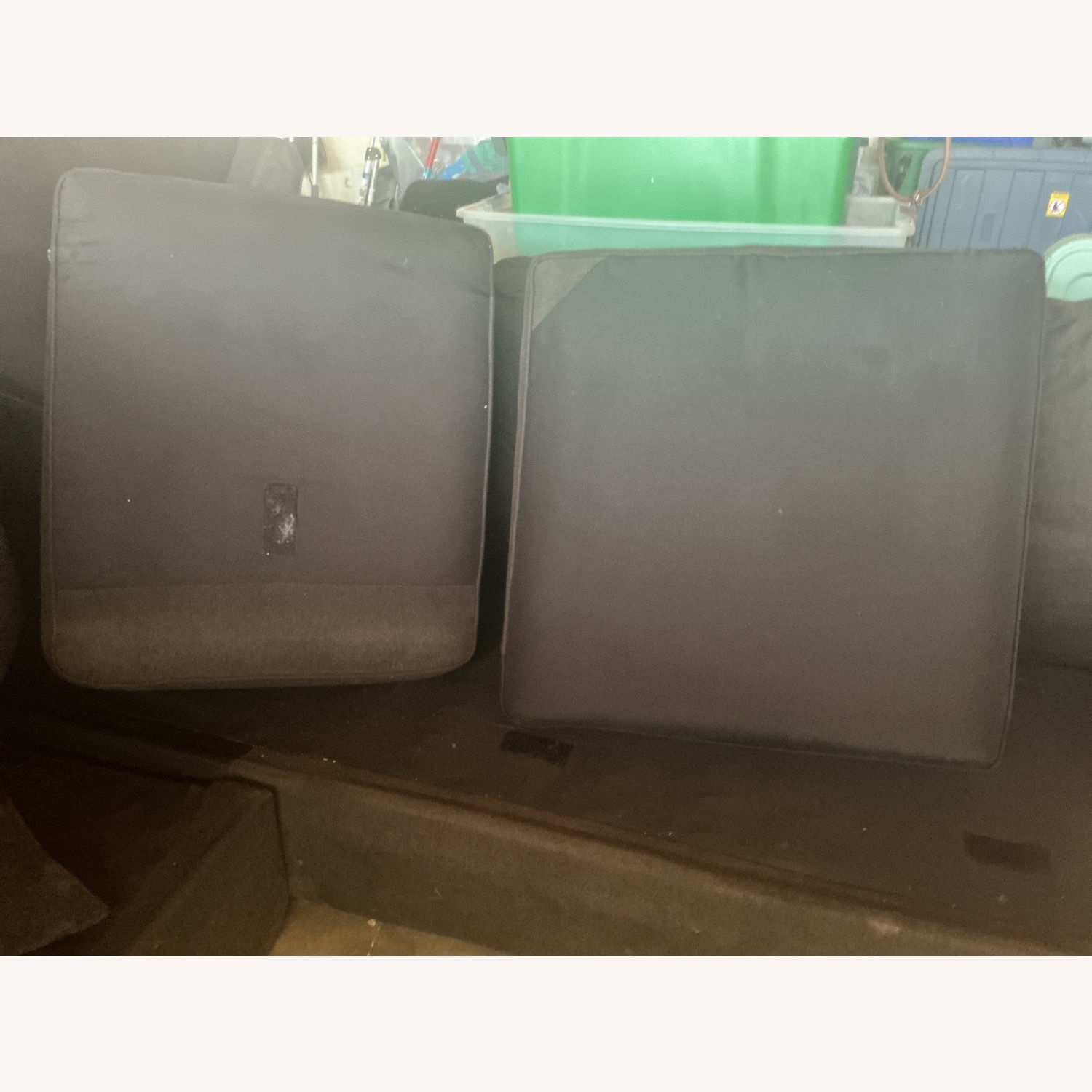 Black Fabric 3+ Piece Sectional - image-8