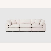 Living Spaces Zone Natural Fabric 3+ Piece Sectional