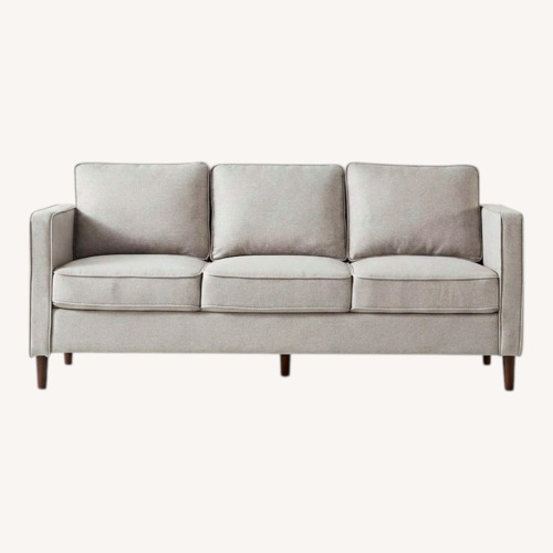 Used Mellow Natural Fabric 3 Seater Sofa for sale on AptDeco