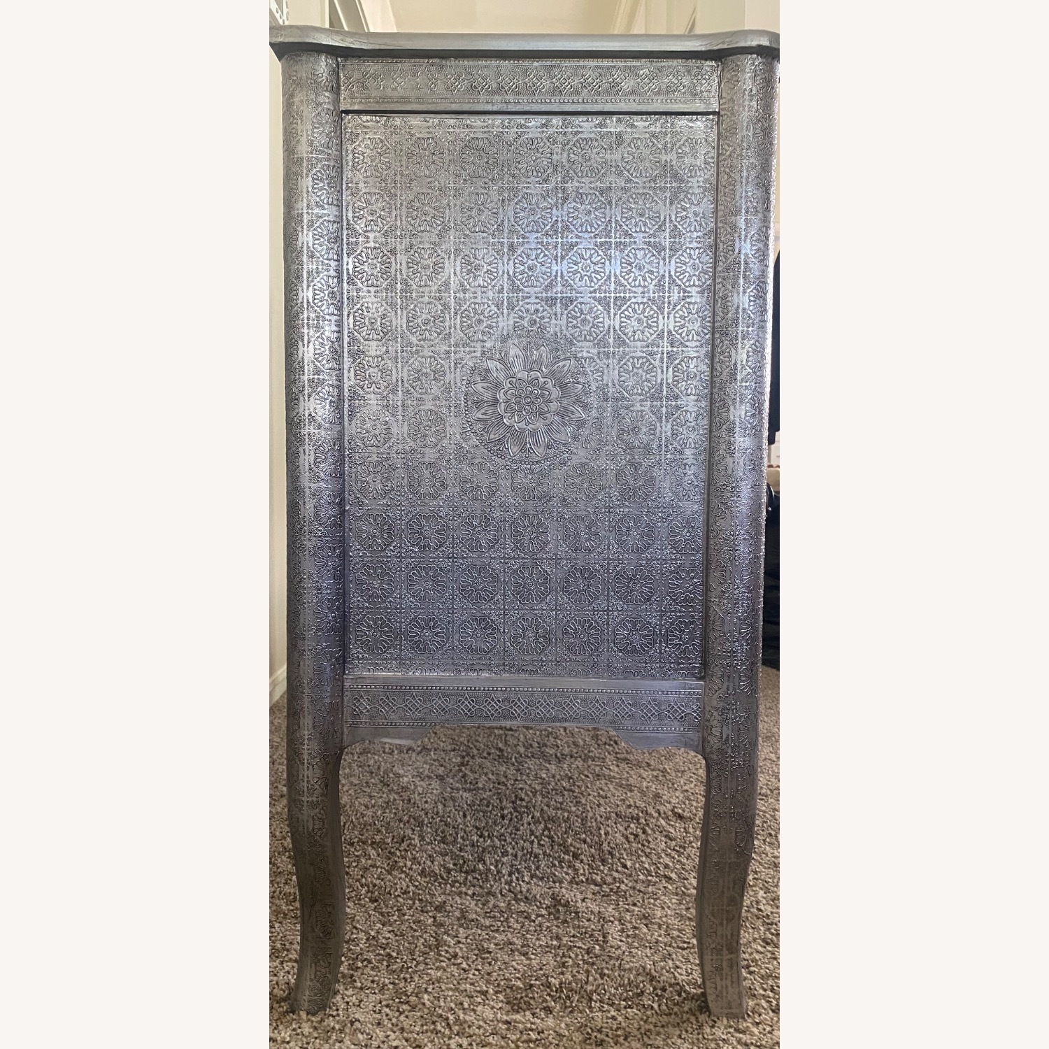 Anthropologie Dark Gray Armoire - image-5