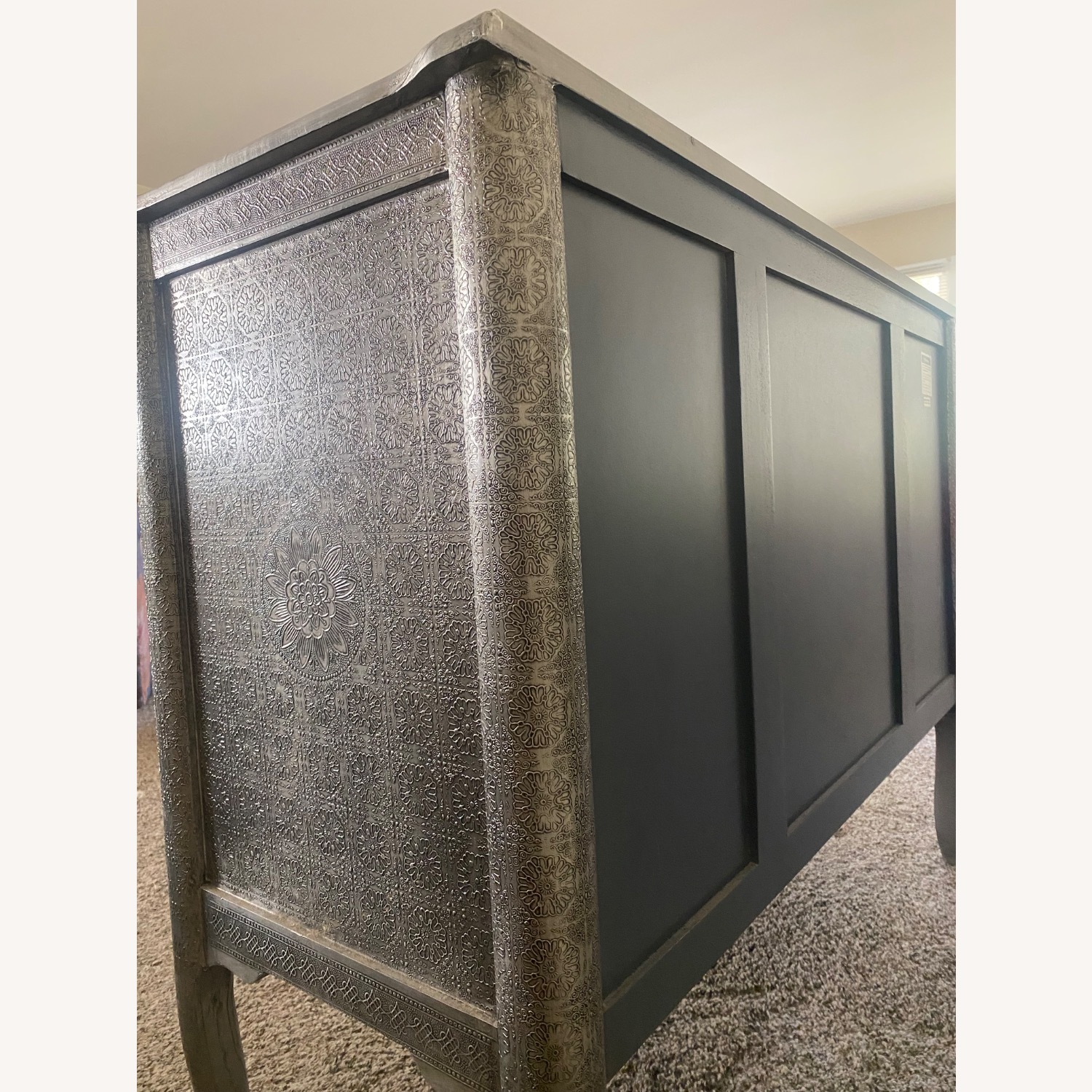 Anthropologie Dark Gray Armoire - image-2