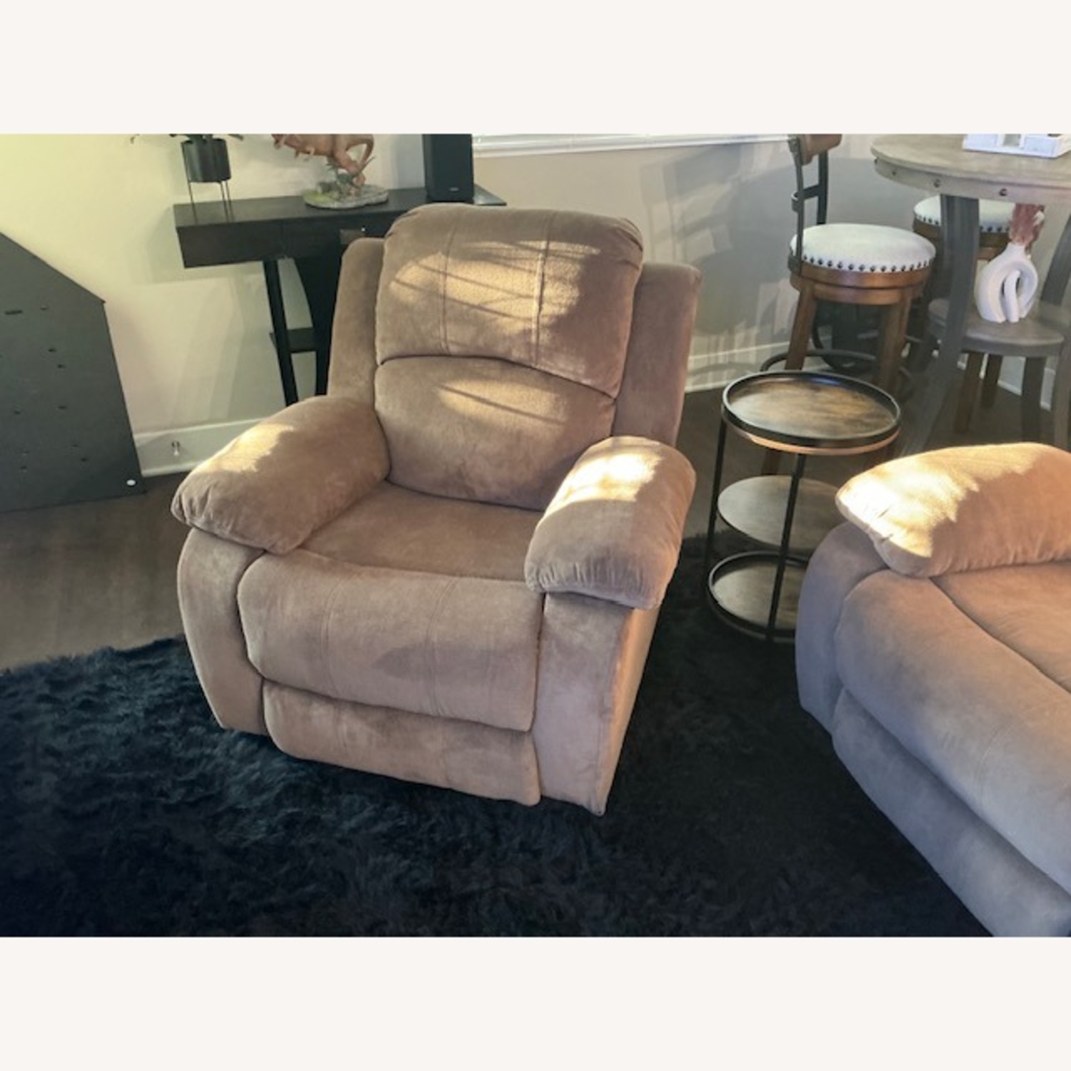 Light Brown Fabric 3+ Piece Sectional - image-3