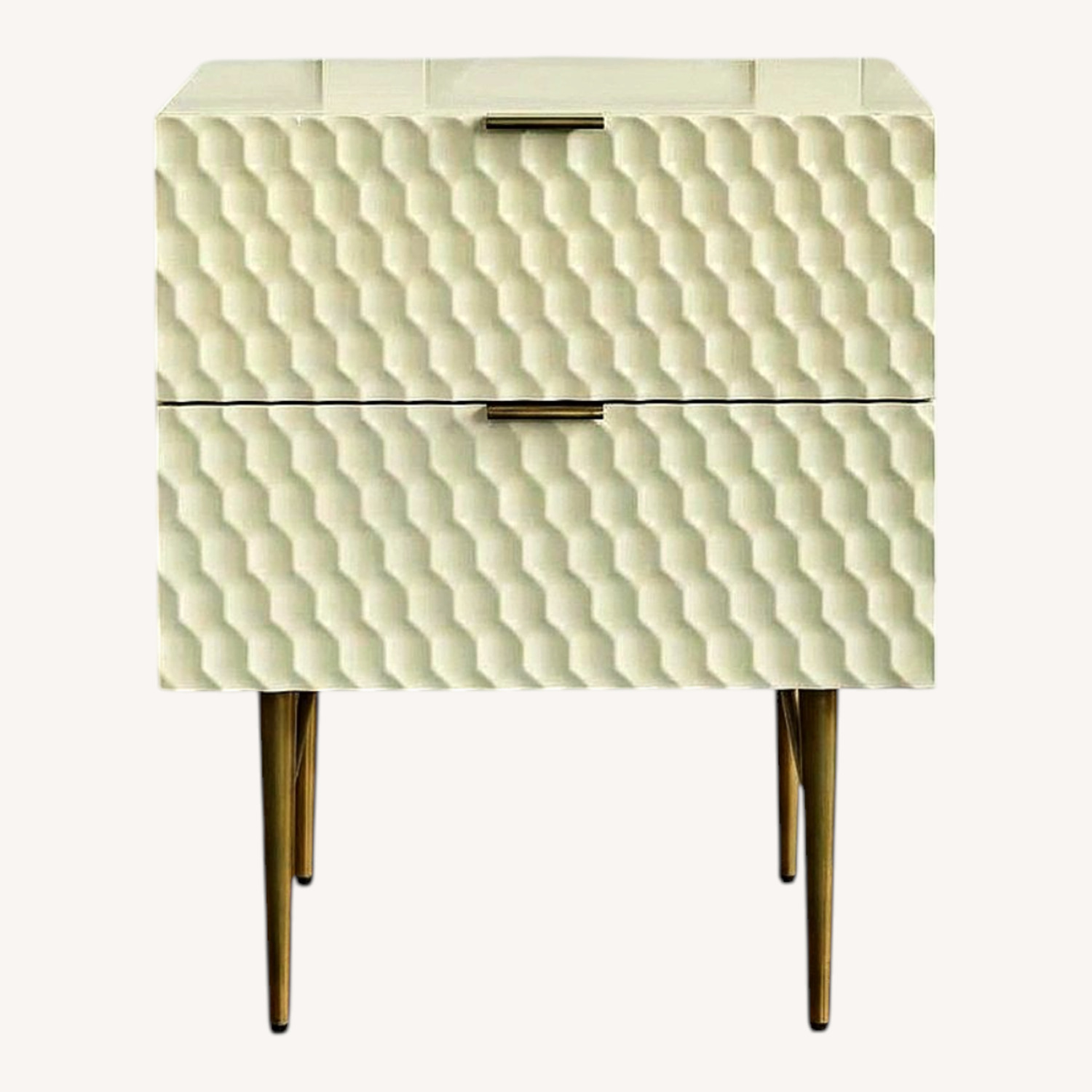 West Elm Audrey Nightstands Pair in Parchment - image-0