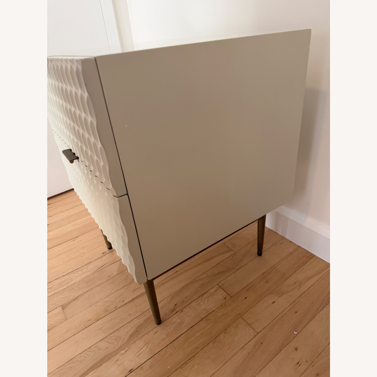 West Elm Audrey Nightstands Pair in Parchment - image-2