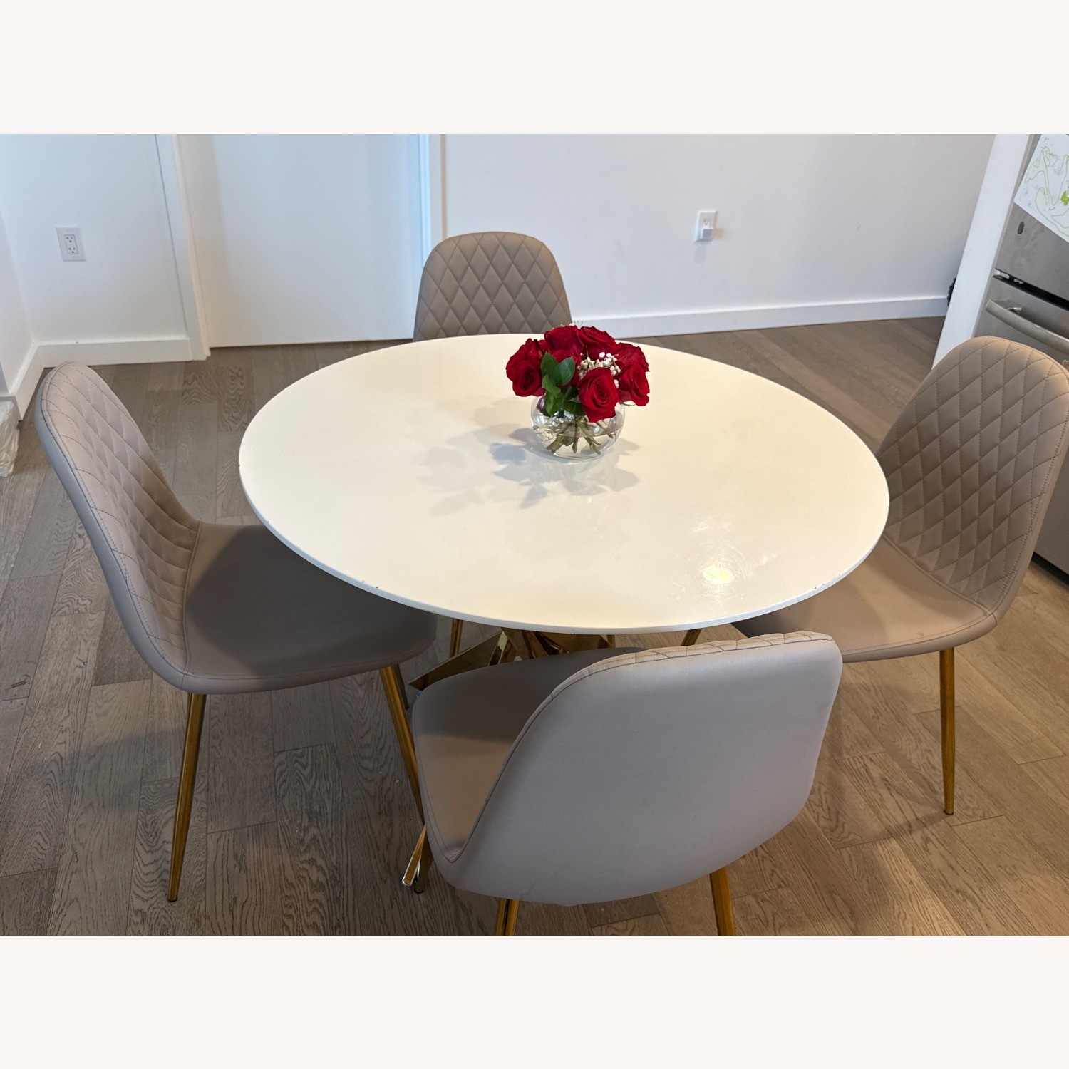 Wayfair White Ceramic Dining Table - image-1