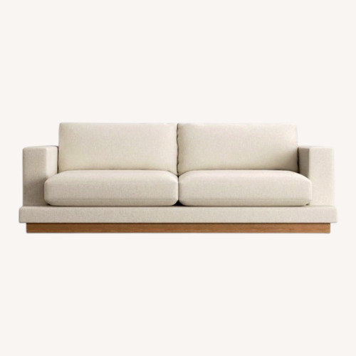 Used Crate & Barrel Tidal Natural Fabric 3+ Seater Sofa for sale on AptDeco