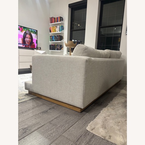 Used Crate & Barrel Tidal Natural Fabric 3+ Seater Sofa for sale on AptDeco