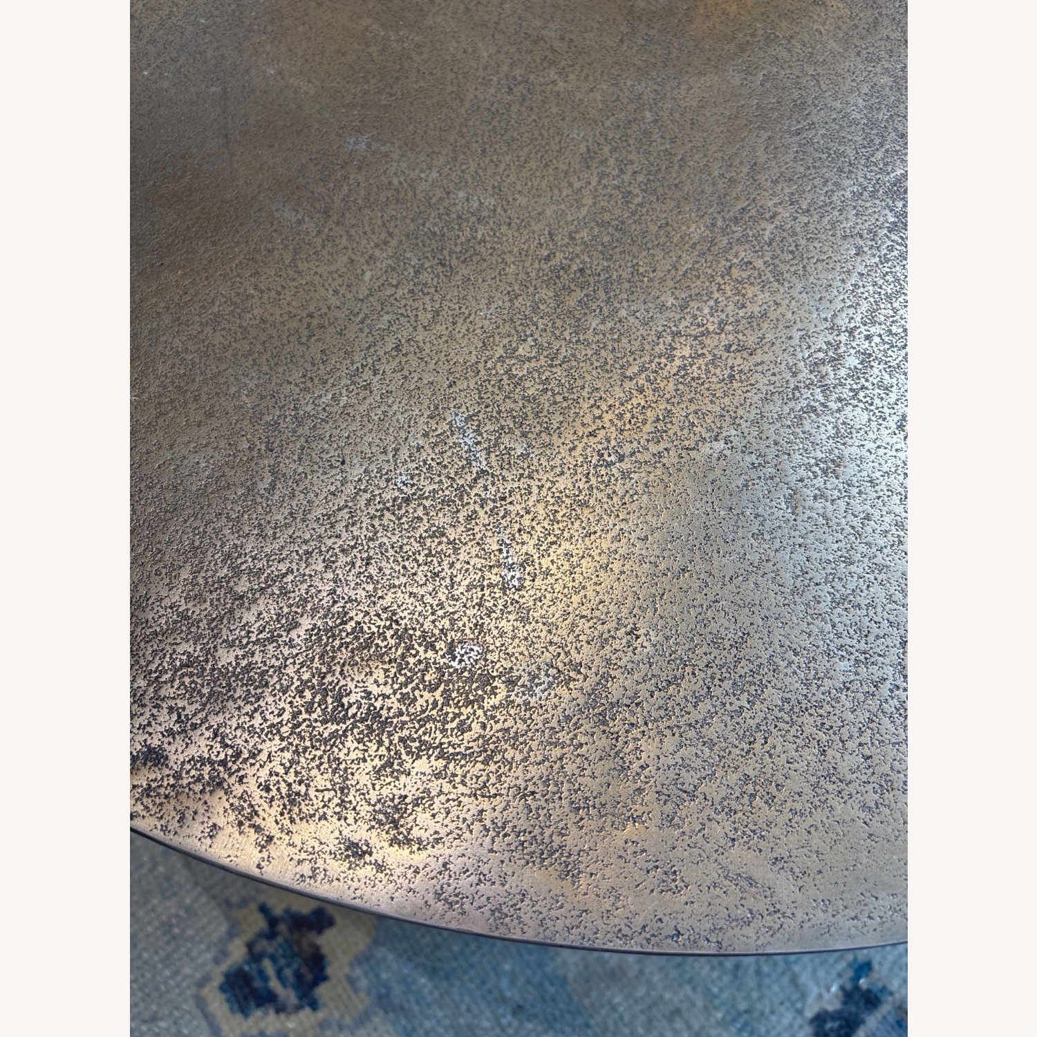 Restoration Hardware Teen Gold Metal Coffee Table - image-4