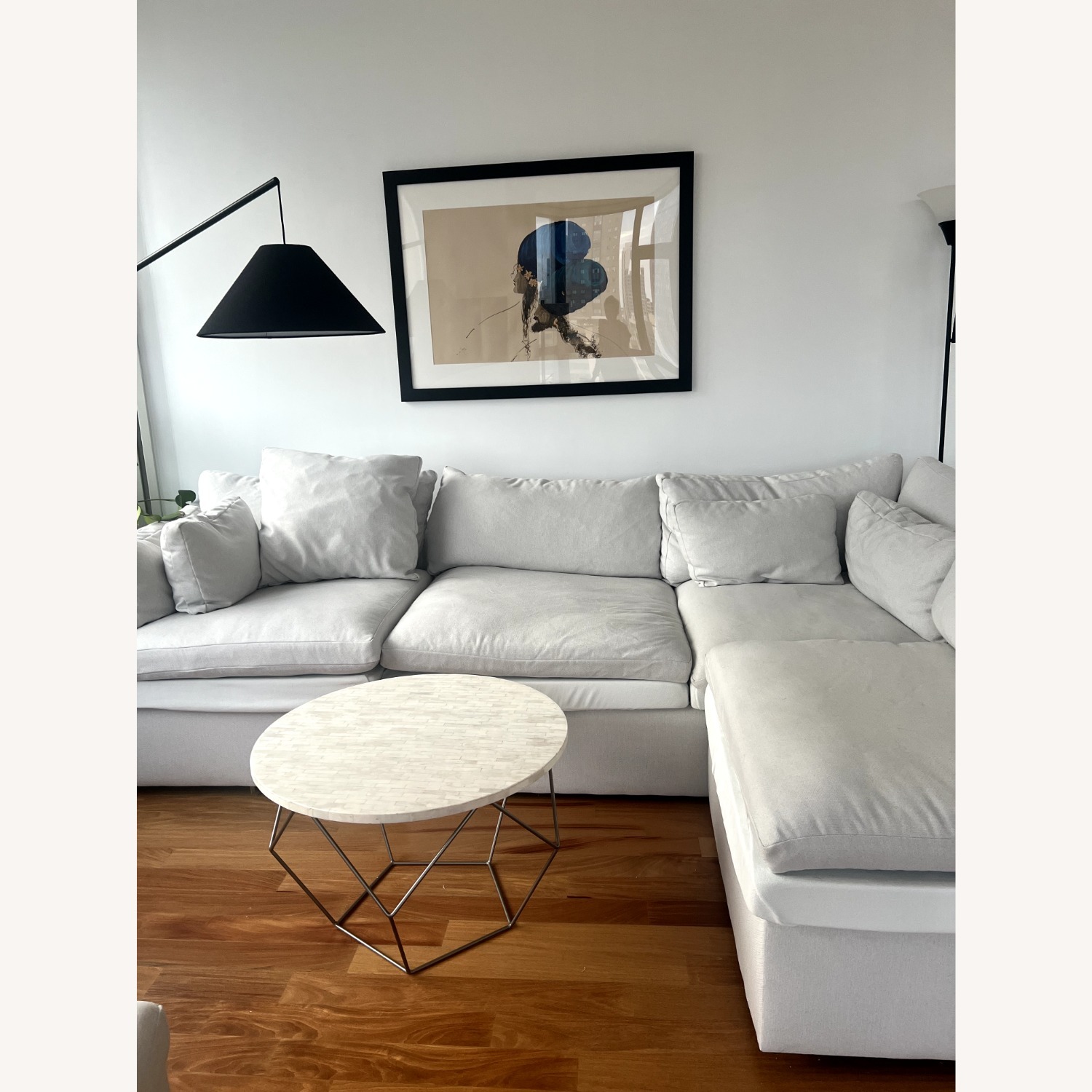 West Elm Harmony 3-Piece Sectional + Ottoman - image-4