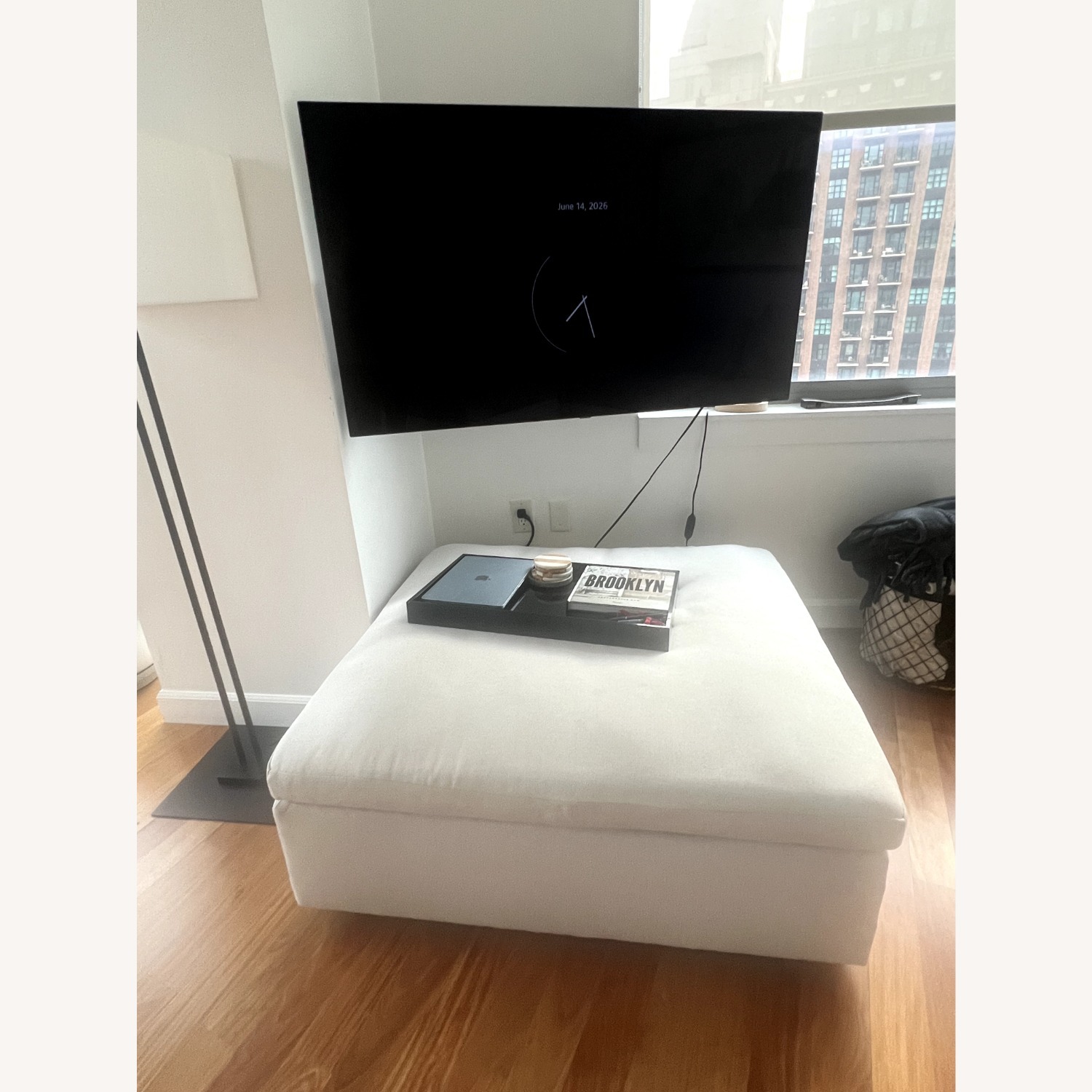 West Elm Harmony 3-Piece Sectional + Ottoman - image-3
