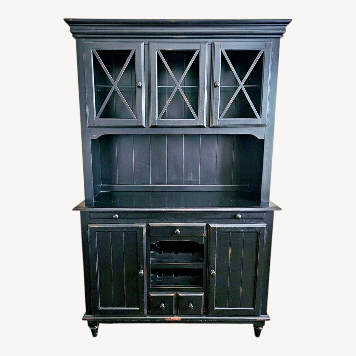 Star International Furniture Black Bar Cart - image-0