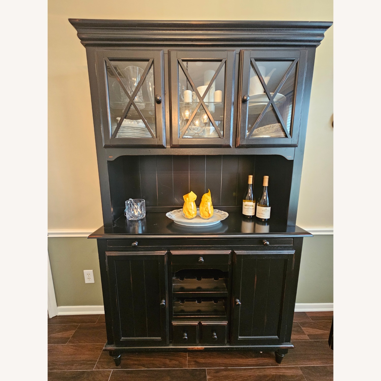 Star International Furniture Black Bar Cart - image-1