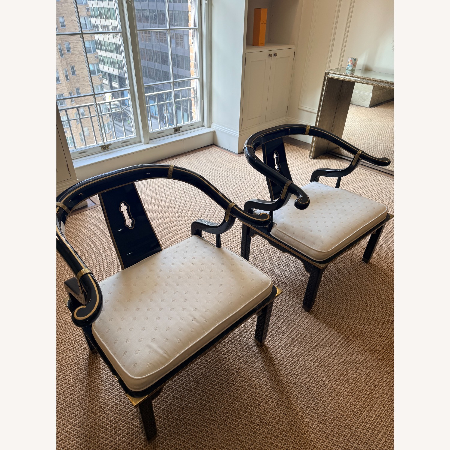 Century Furniture Ming Armchairs - image-4