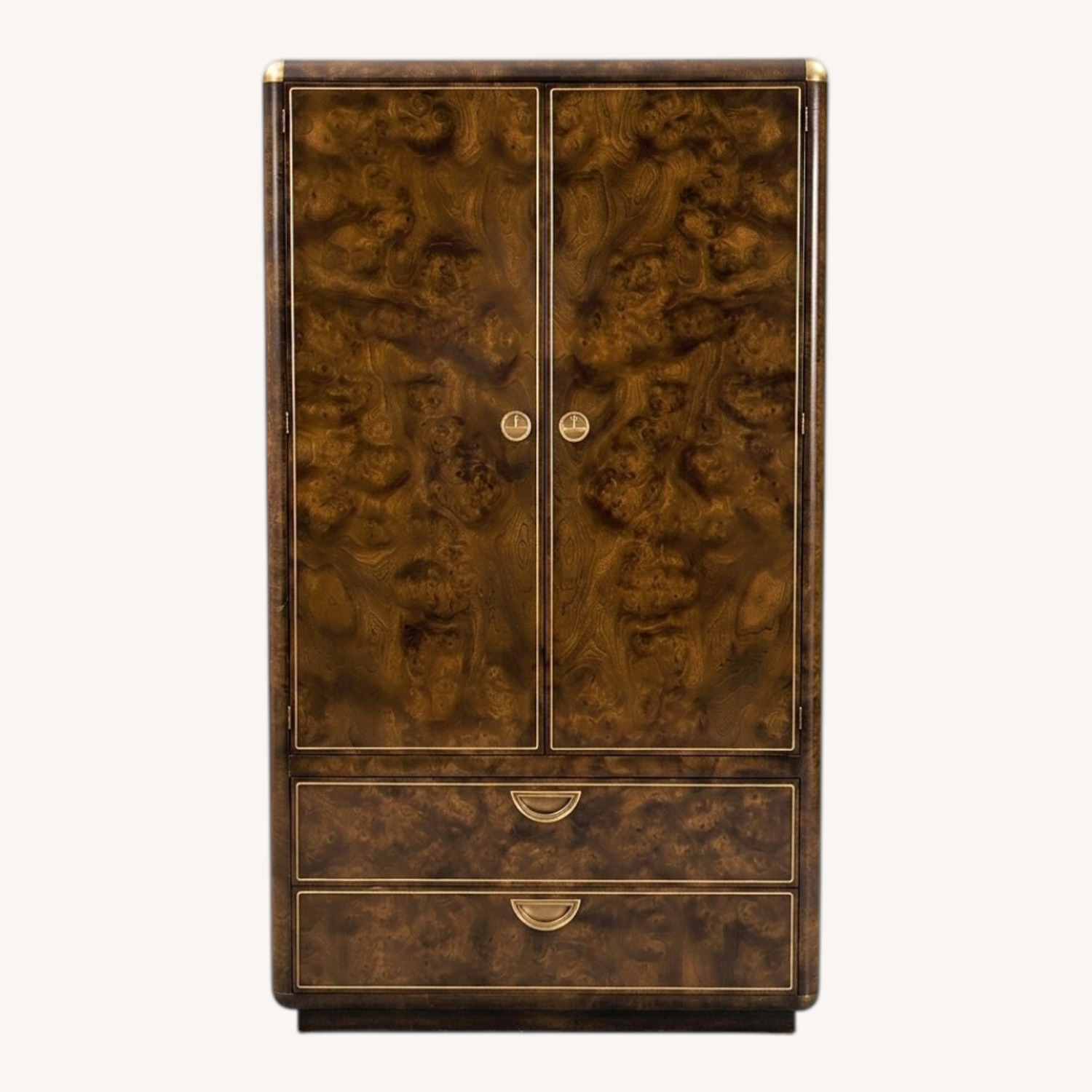 Mastercraft Furniture Dark Brown Armoire - image-0