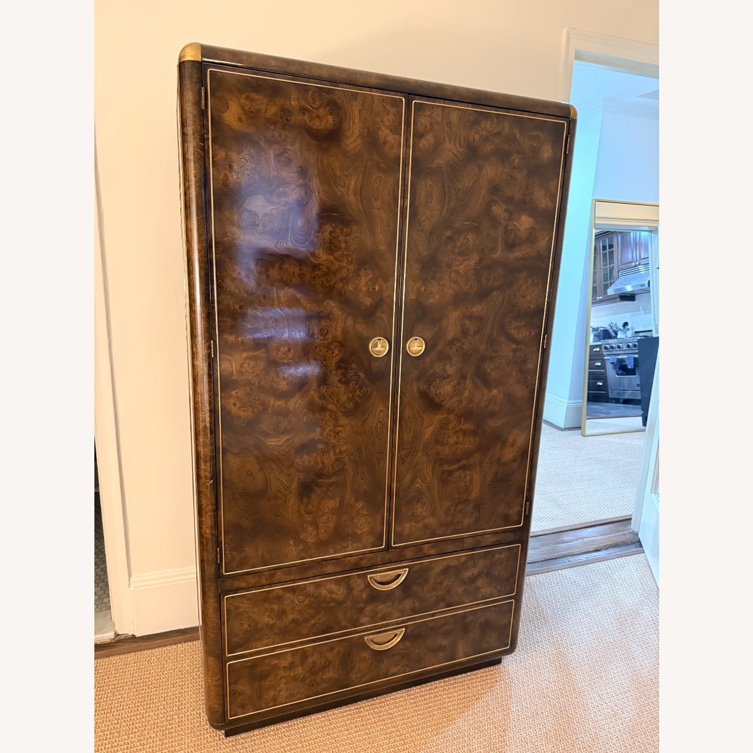 Mastercraft Furniture Dark Brown Armoire - image-1