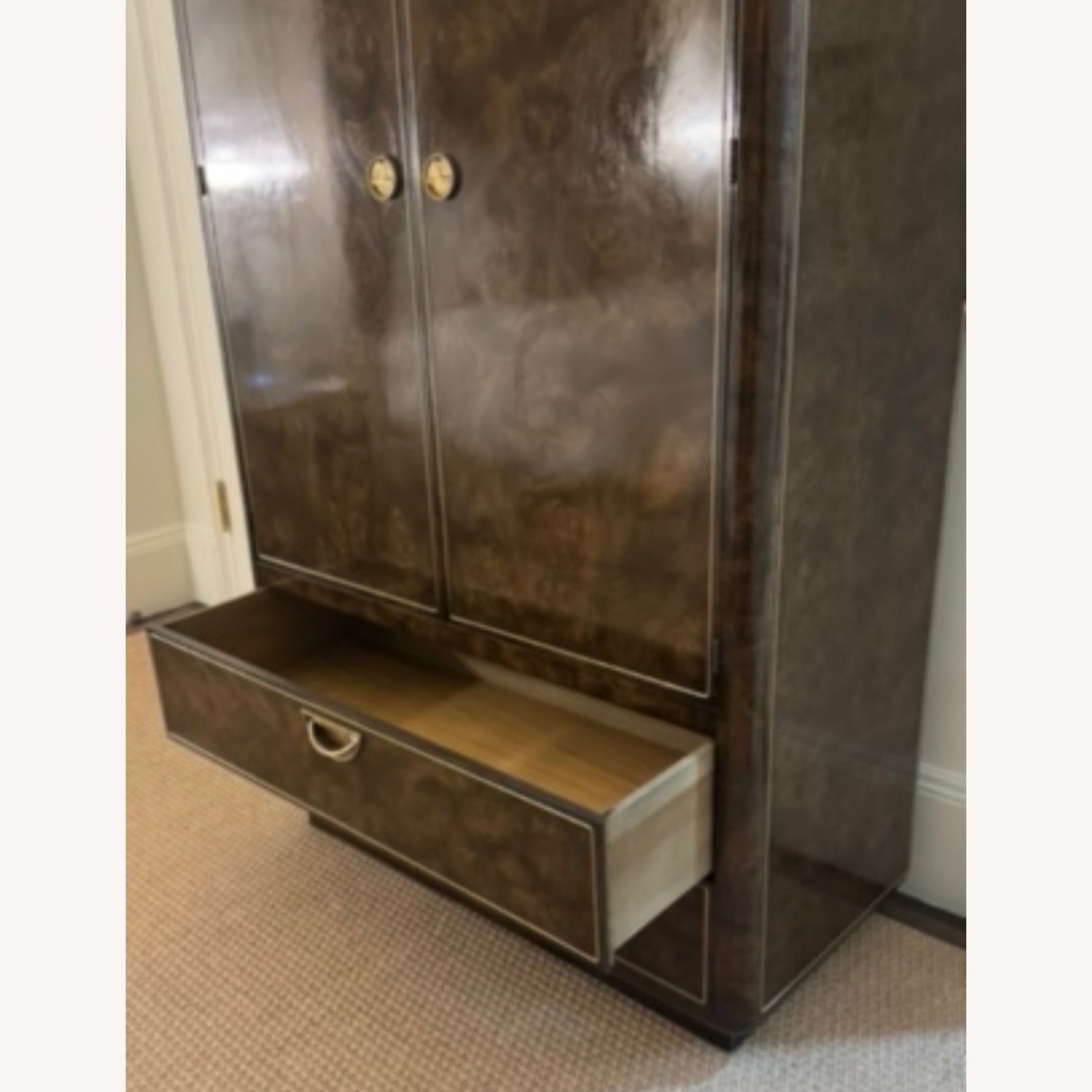 Mastercraft Furniture Dark Brown Armoire - image-2