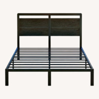 Amazon Dark Brown Wood Full Bed