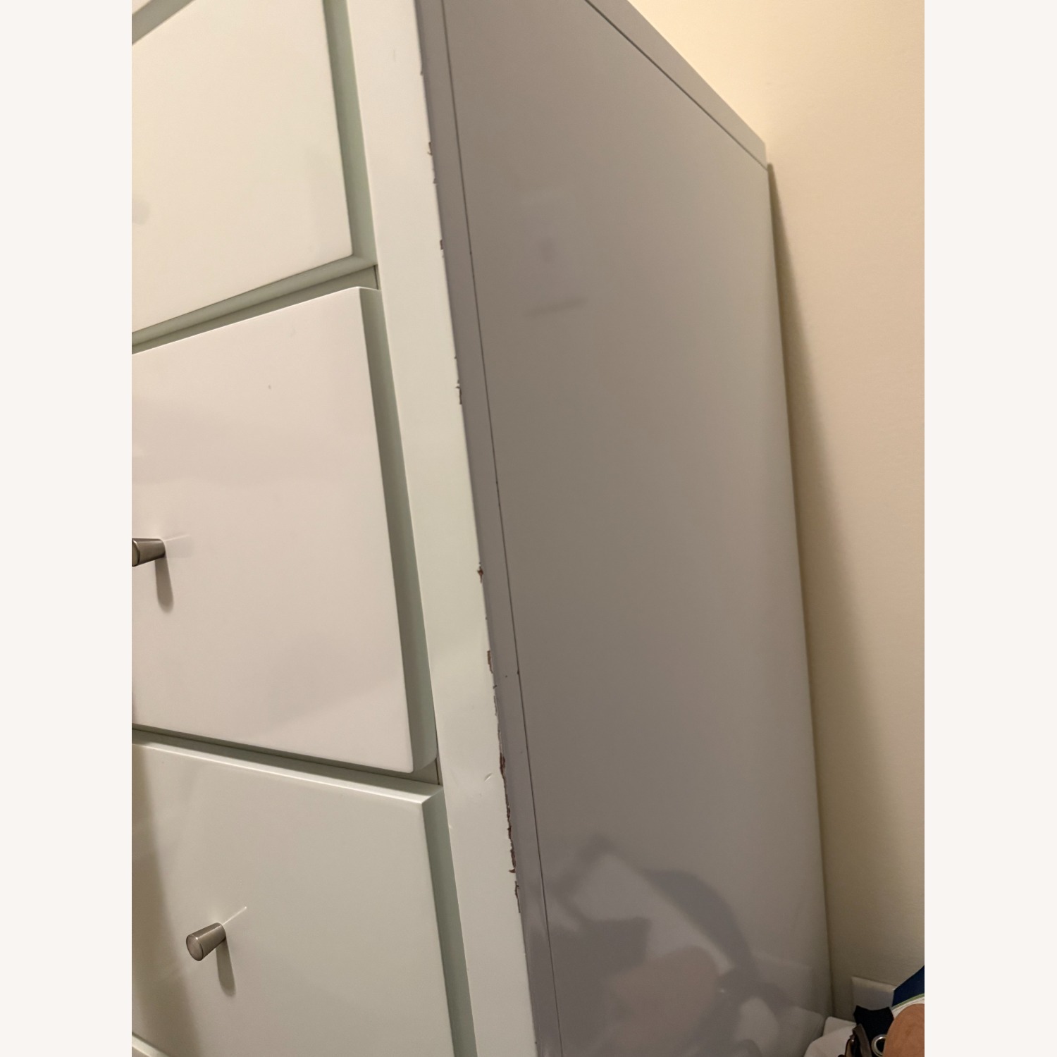 Crate & Barrel Cubix White Lacquer Dresser - image-4