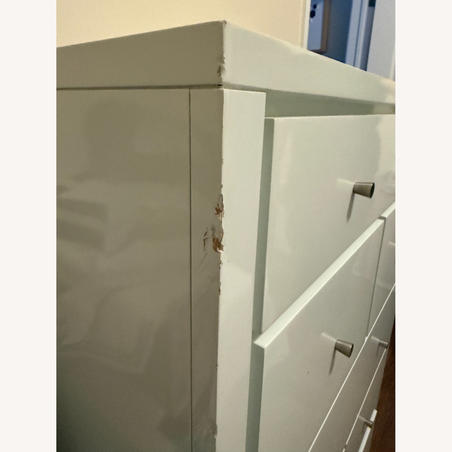 Crate & Barrel Cubix White Lacquer Dresser - image-3