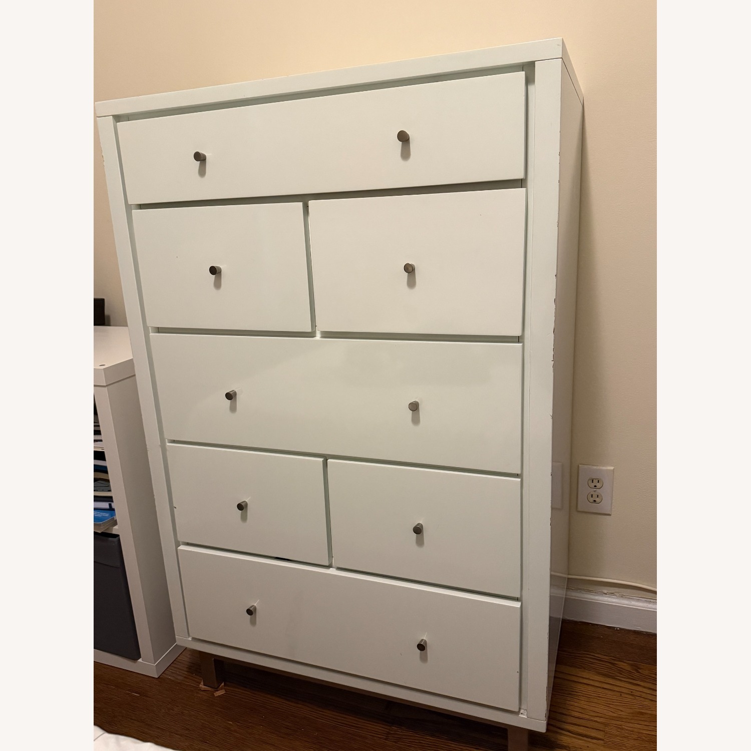 Crate & Barrel Cubix White Lacquer Dresser - image-2