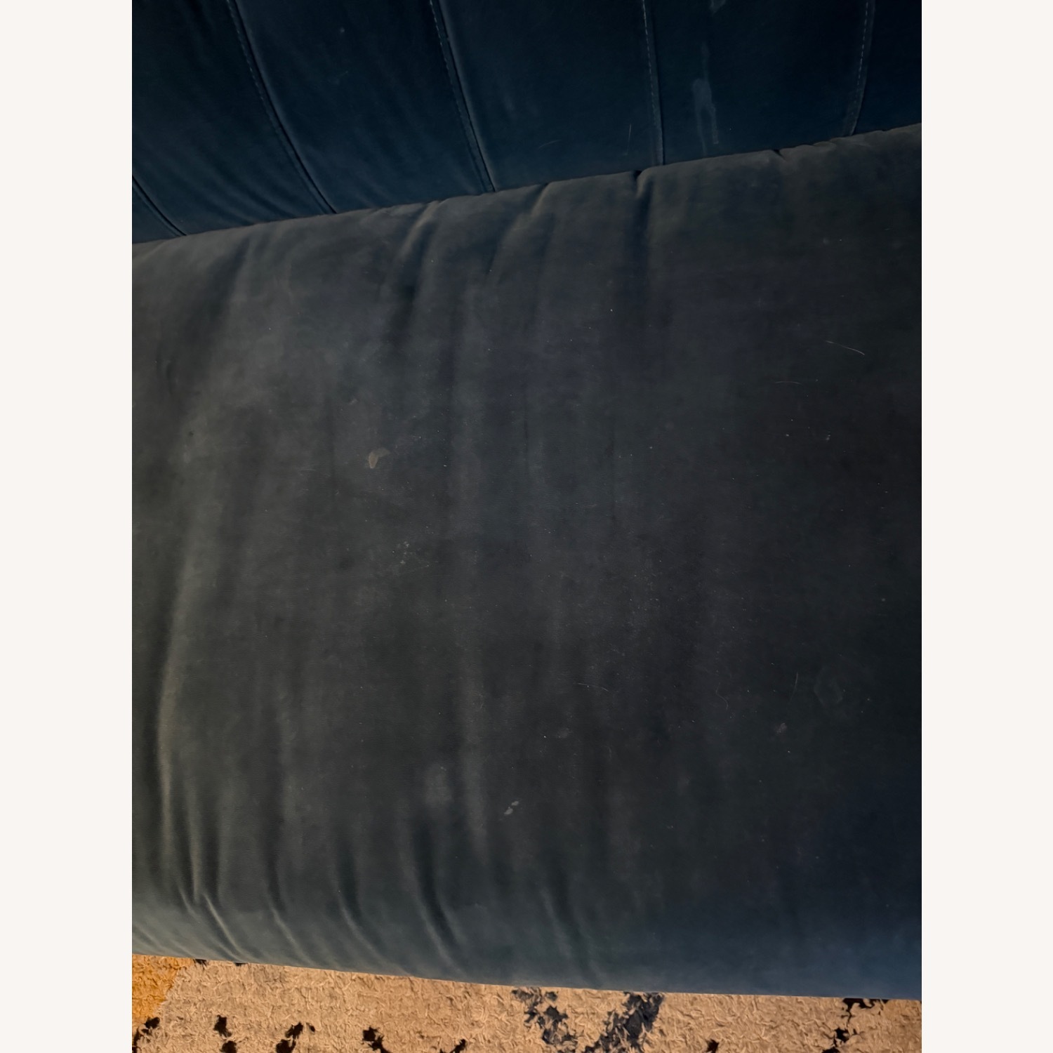 CB2 Holden Blue Velvet 2 Piece Sectional - image-5