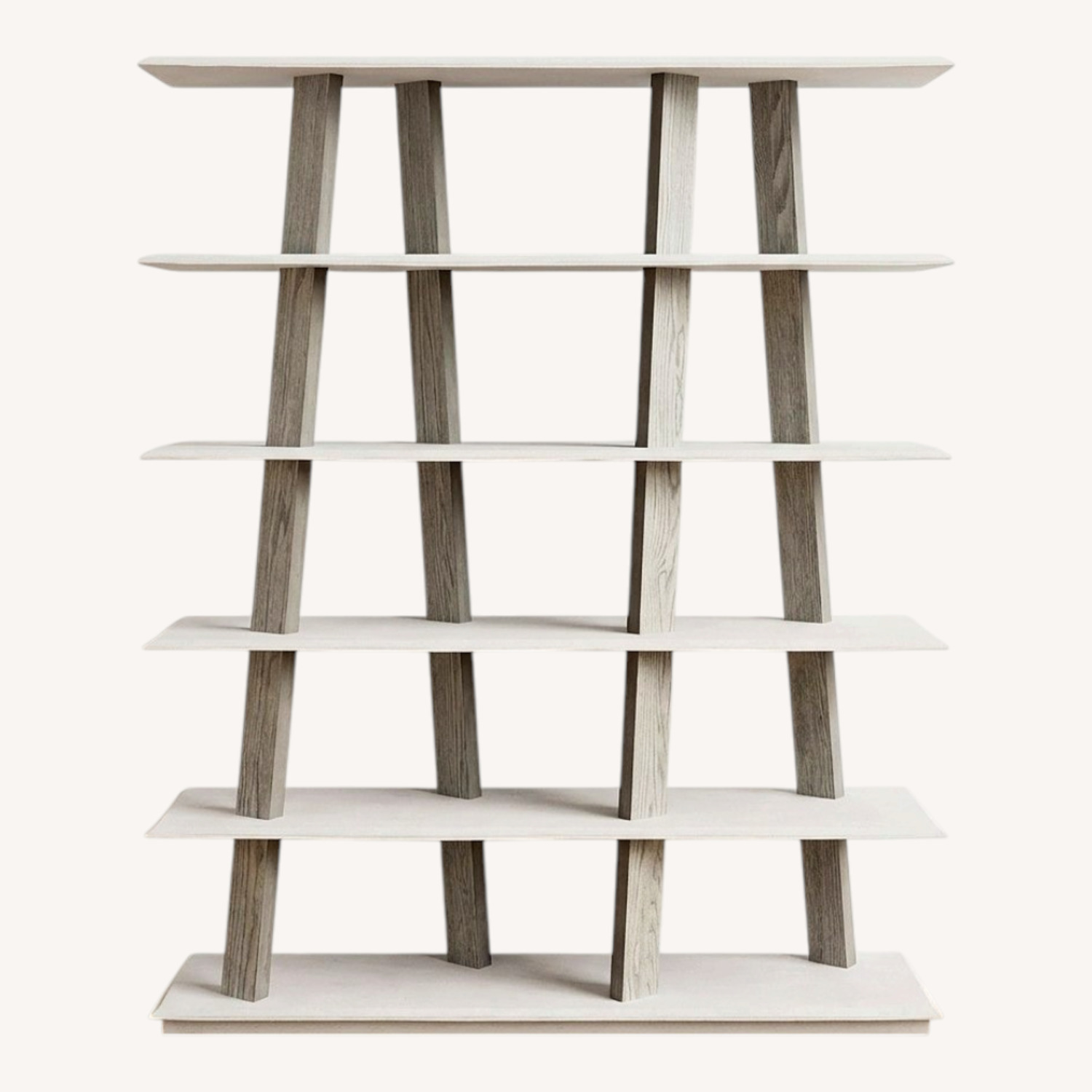Safavieh Light Gray Velvet Bookcase - image-0