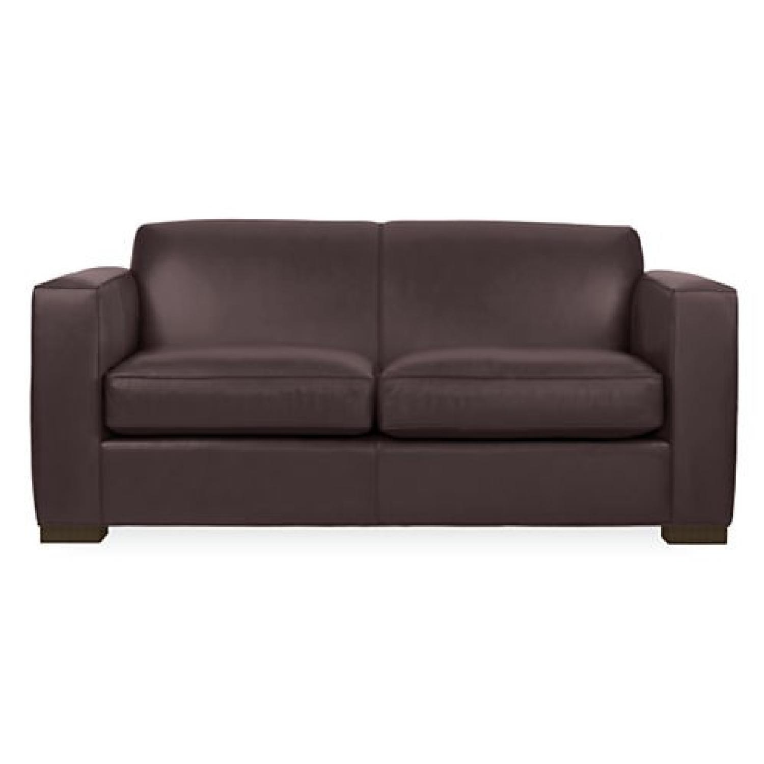 Room & Board Ian Dark Brown Leather Sleeper Sofa - image-16