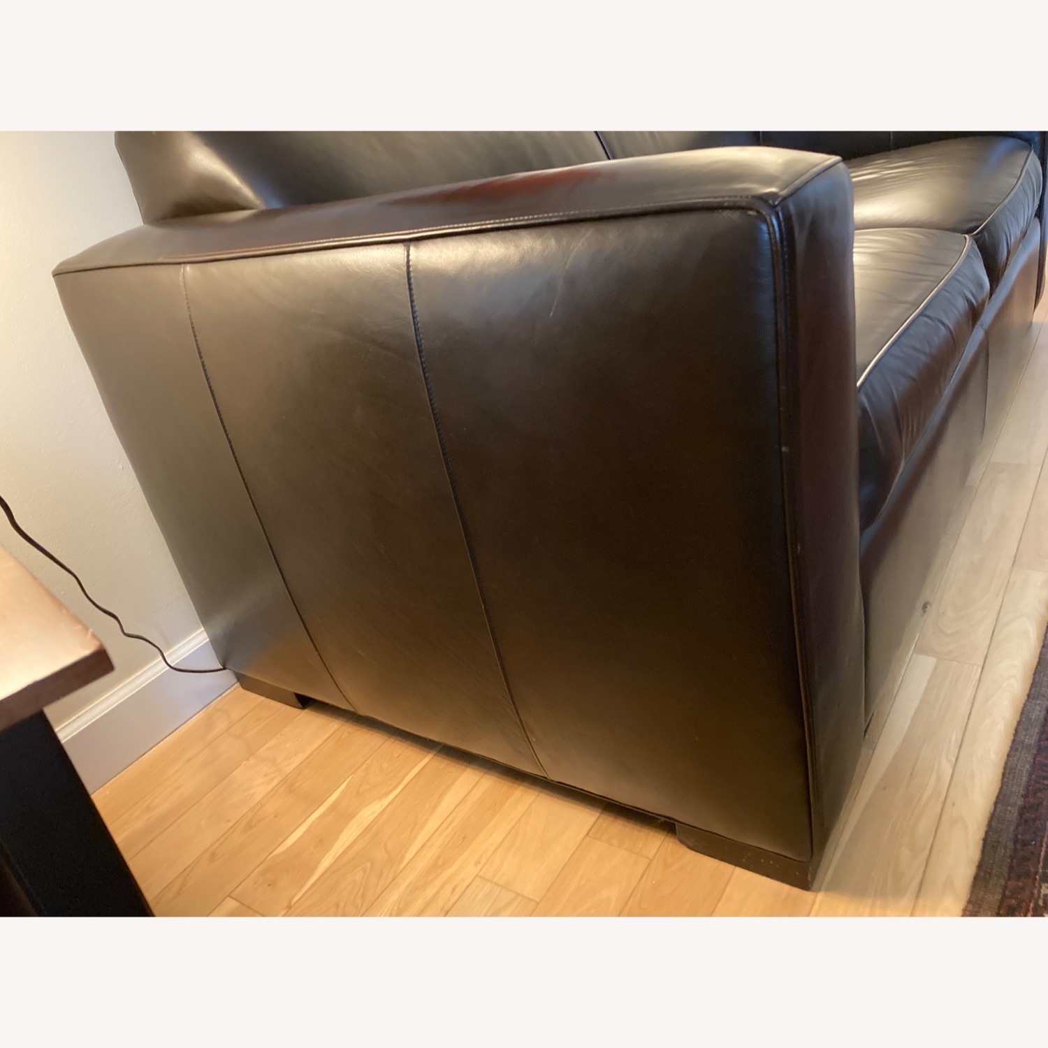 Room & Board Ian Dark Brown Leather Sleeper Sofa - image-4