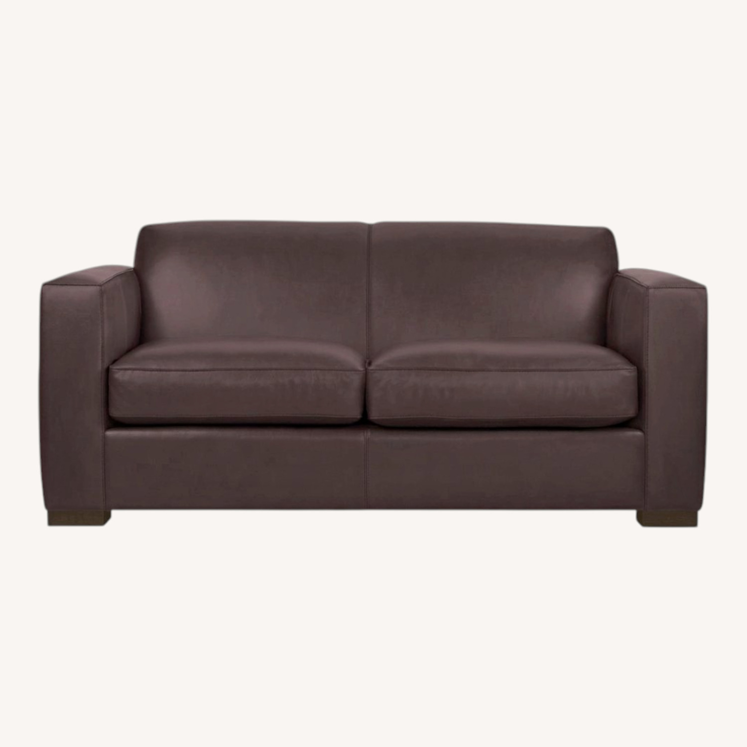 Room & Board Ian Dark Brown Leather Sleeper Sofa - image-0