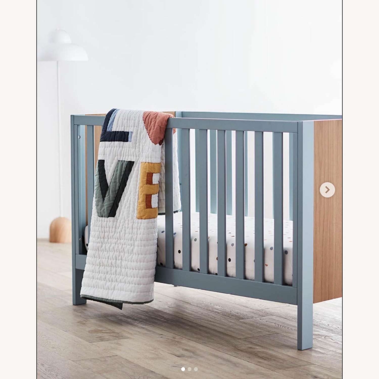 Crate & Kids Opie Green Wood Crib - image-4