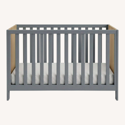 Used Crate & Kids Opie Green Wood Crib for sale on AptDeco