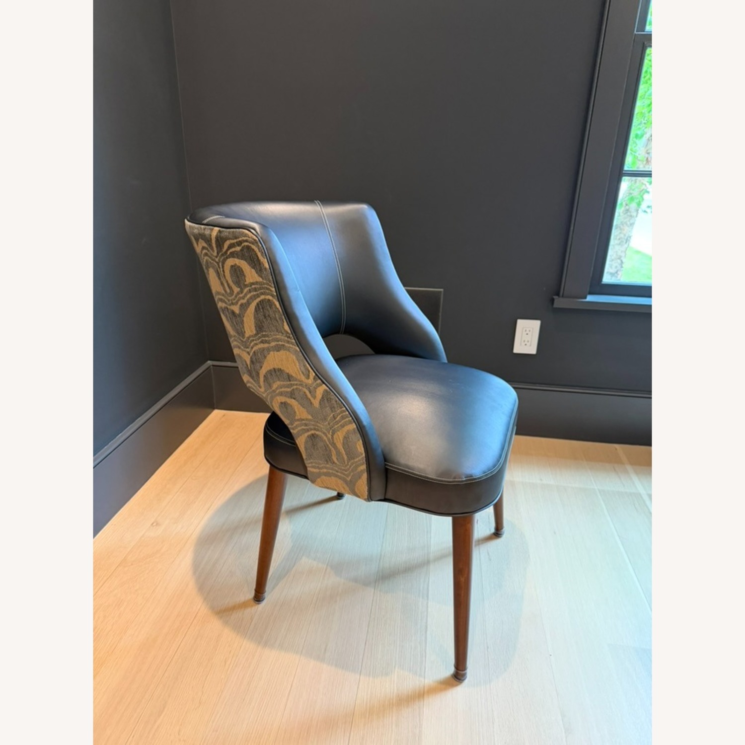 Dark Gray Dining Chairs - image-5