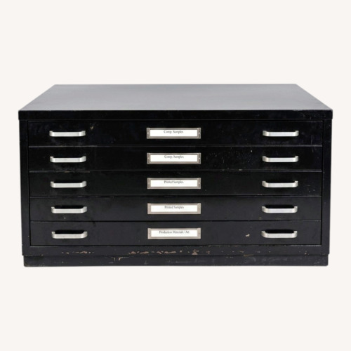 Used Black Metal Chest for sale on AptDeco