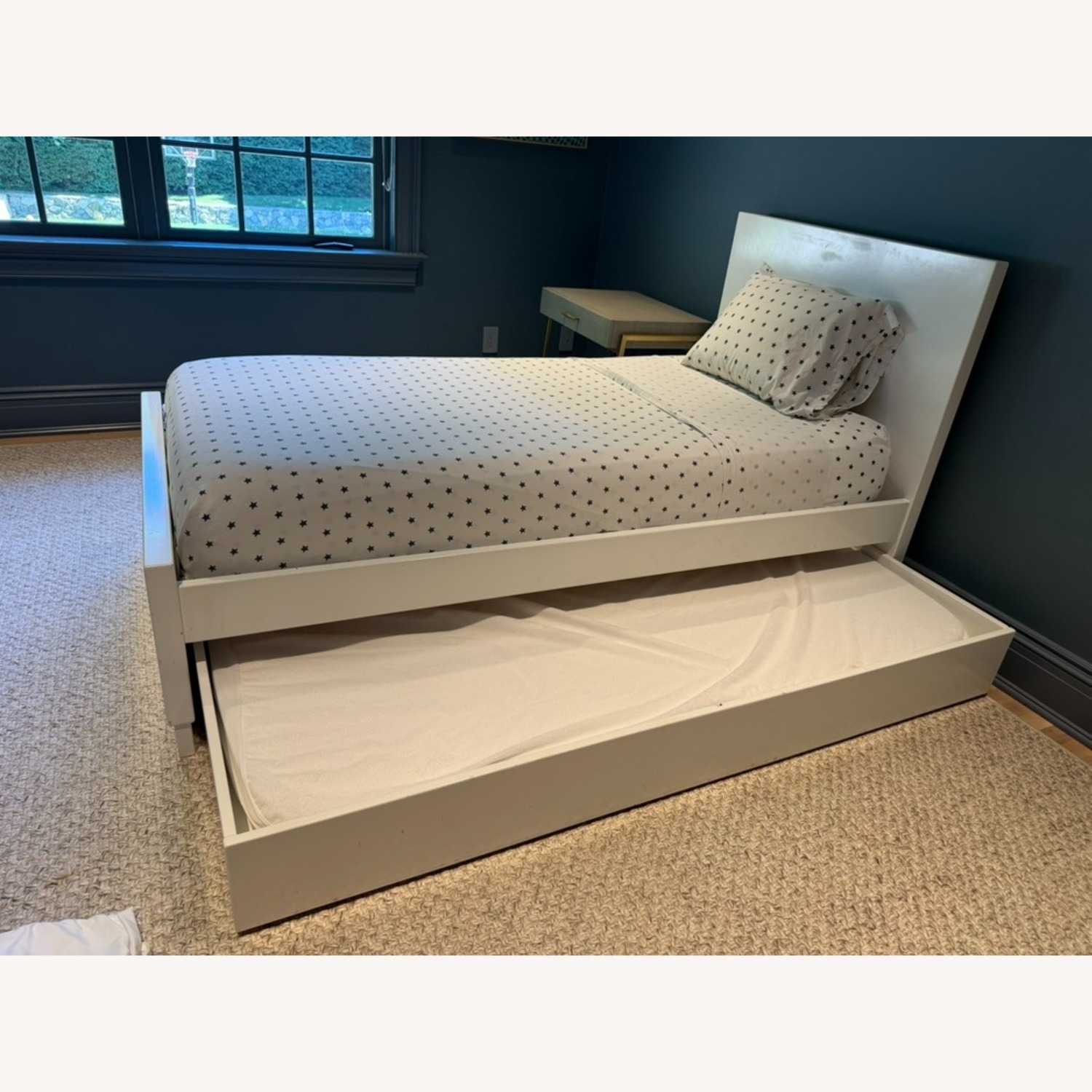 Room & Board White Wood Twin Bed - image-2