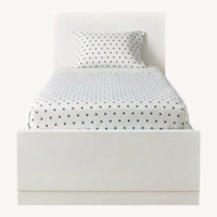 Room & Board White Wood Twin Bed