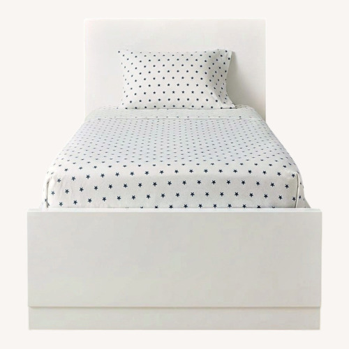 Used Room & Board White Wood Twin Bed for sale on AptDeco